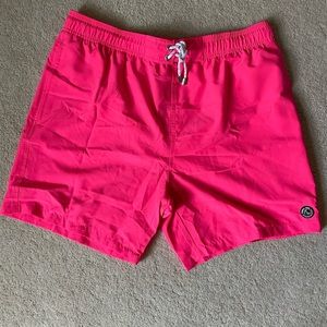 Men’s XL hot pink swimsuit. NWT